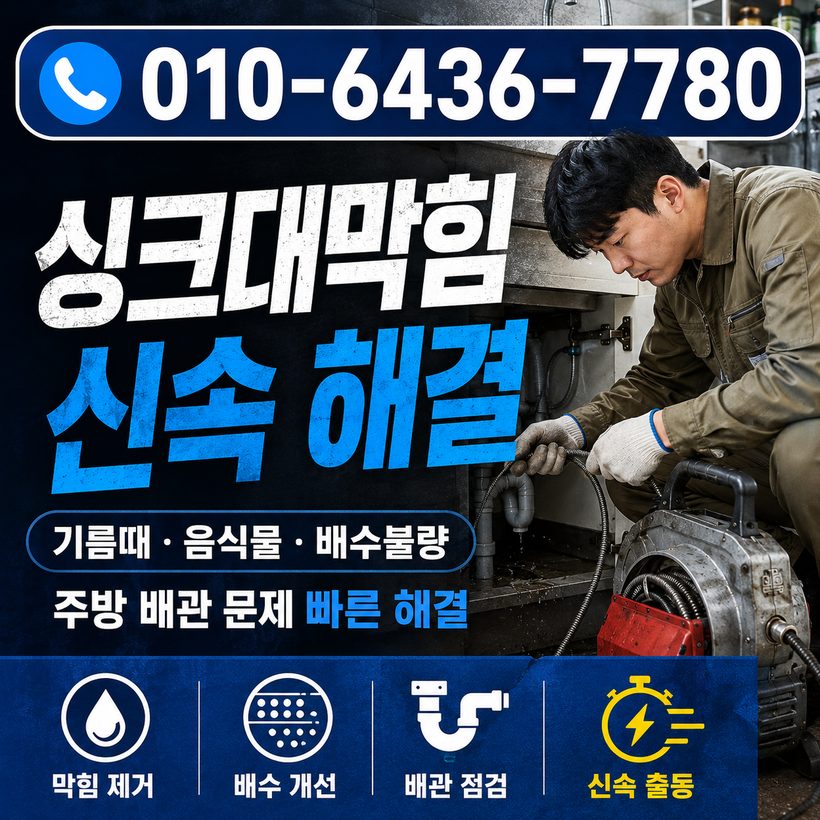유천동 하수구막힘 빠른출동 1