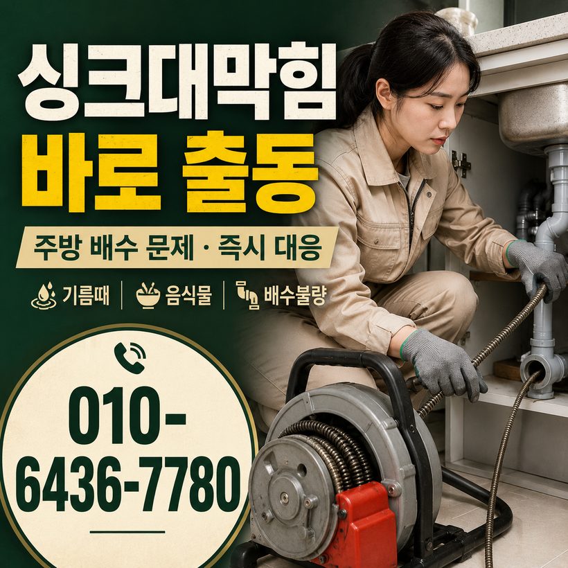 충무동 하수구막힘 빠른출동 1