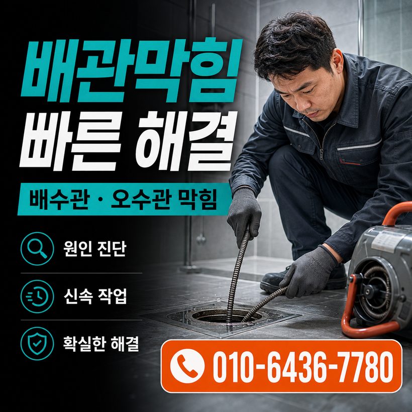 동촌동 하수구막힘 빠른출동 5