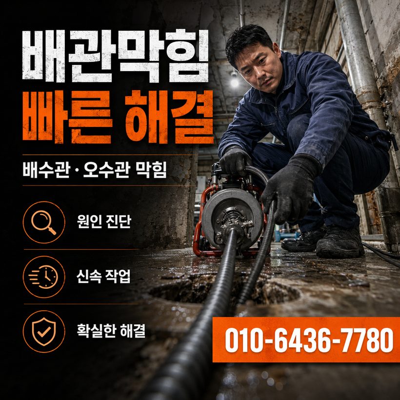 평산동 지역 세면대막힘 관련 이미지
