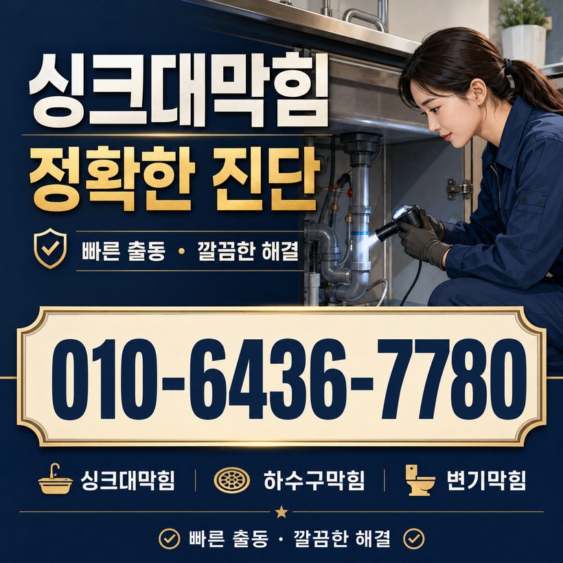 서포면 하수구막힘 빠른출동 1